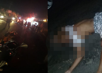 Dois mortos em colisão frontal entre carro e moto no bairro Novo Tempo em Timon (MA)